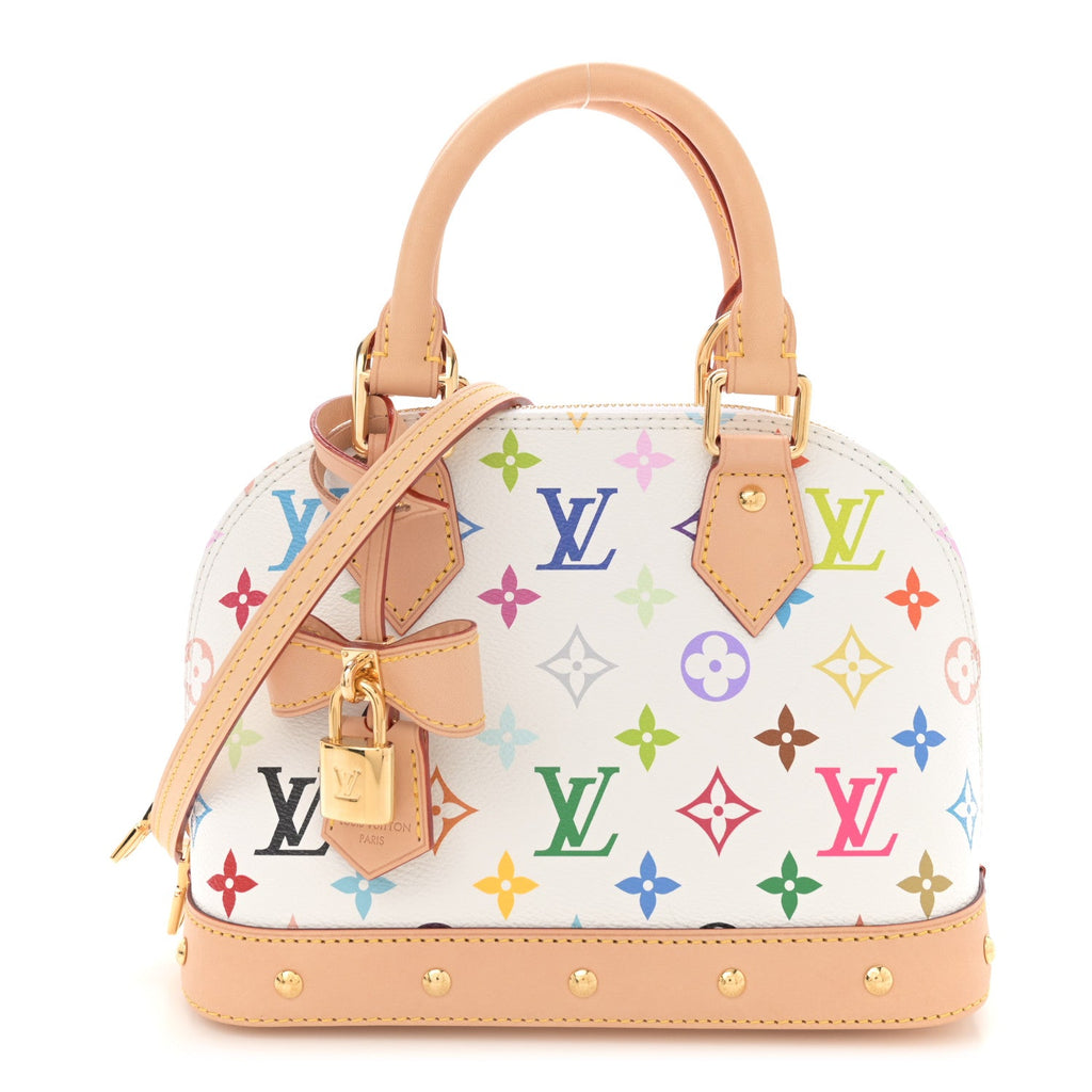LV x TM Monogram Multicolor Alma BB White