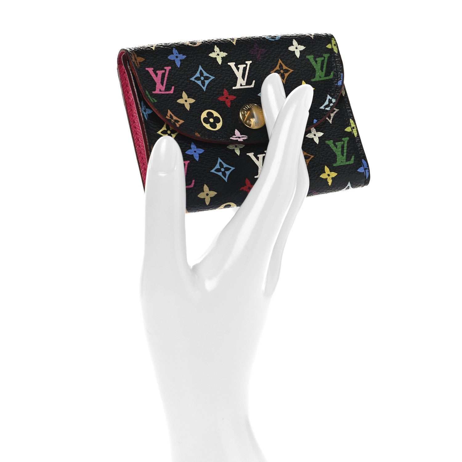Monogram Multicolor Business  Holder Black Grenade