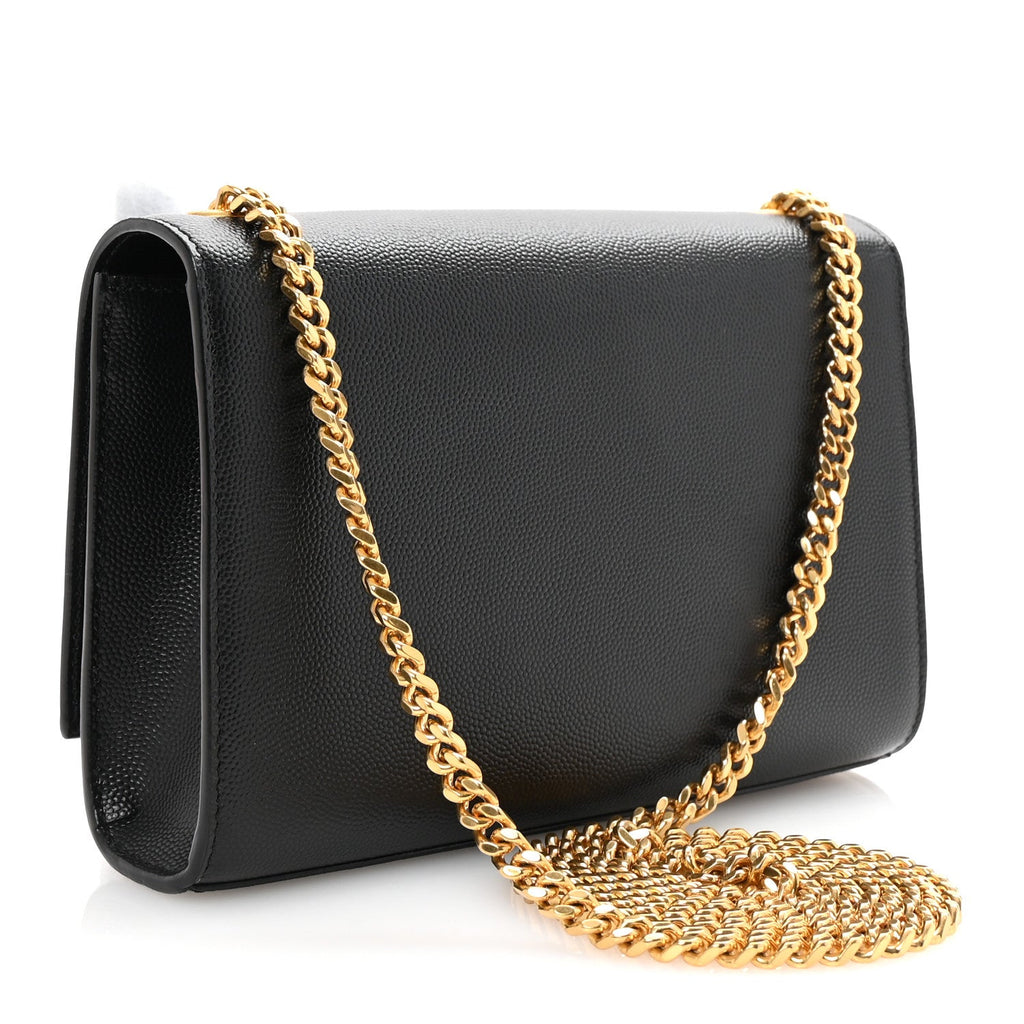 Grain De Poudre Small Monogram Kate Satchel Black