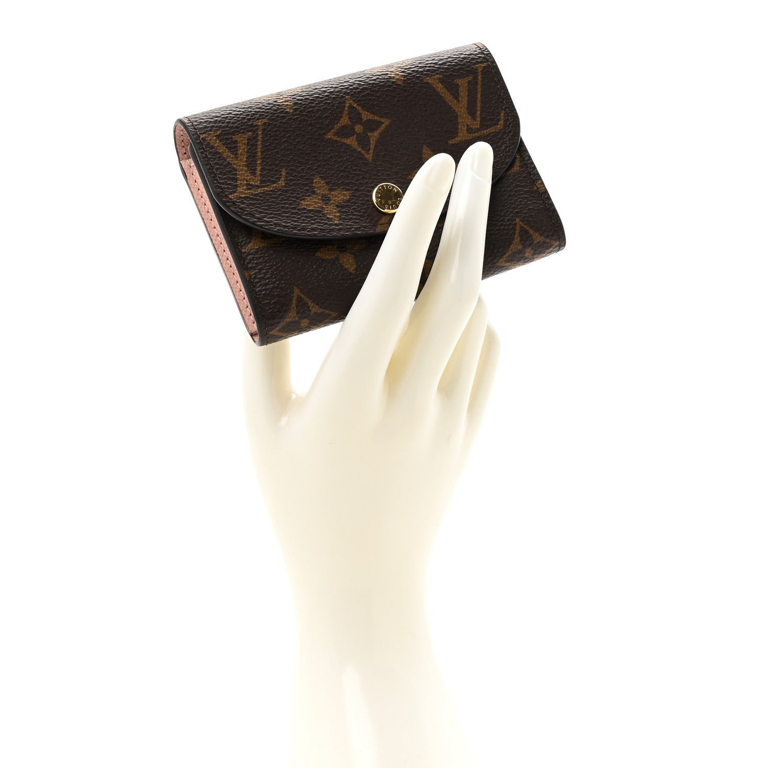 Monogram Rosalie Coin Purse Rose Ballerine