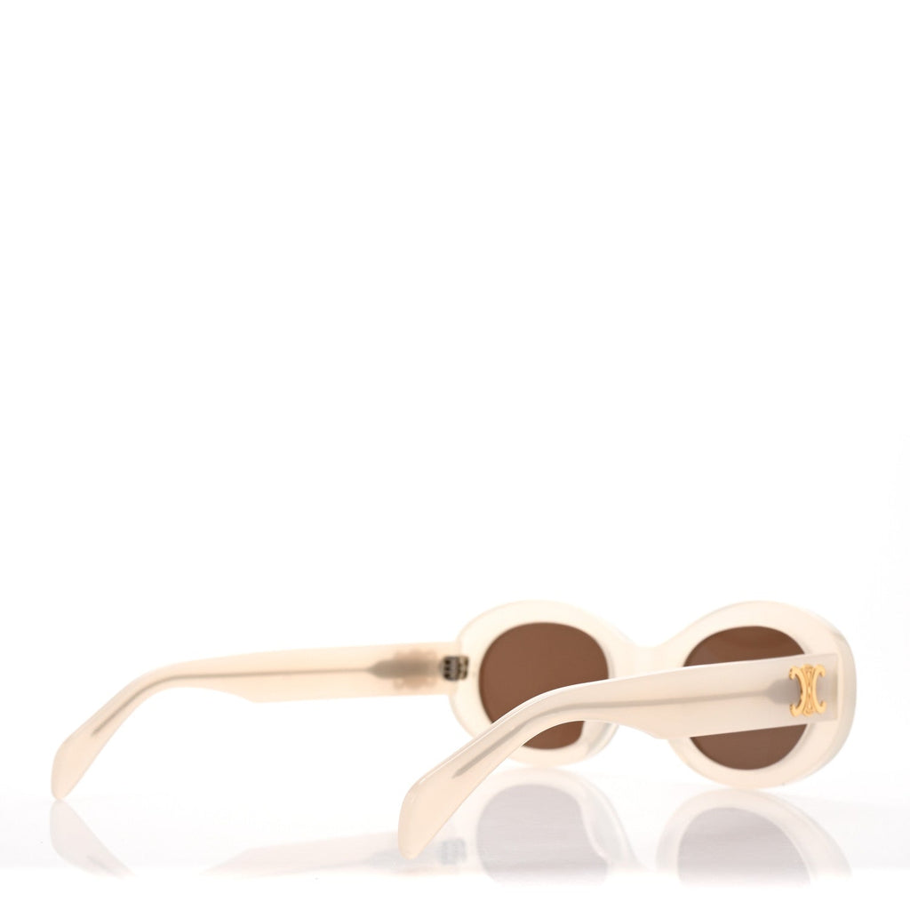 Acetate Triomphe 01 Sunglasses CL 40194U White