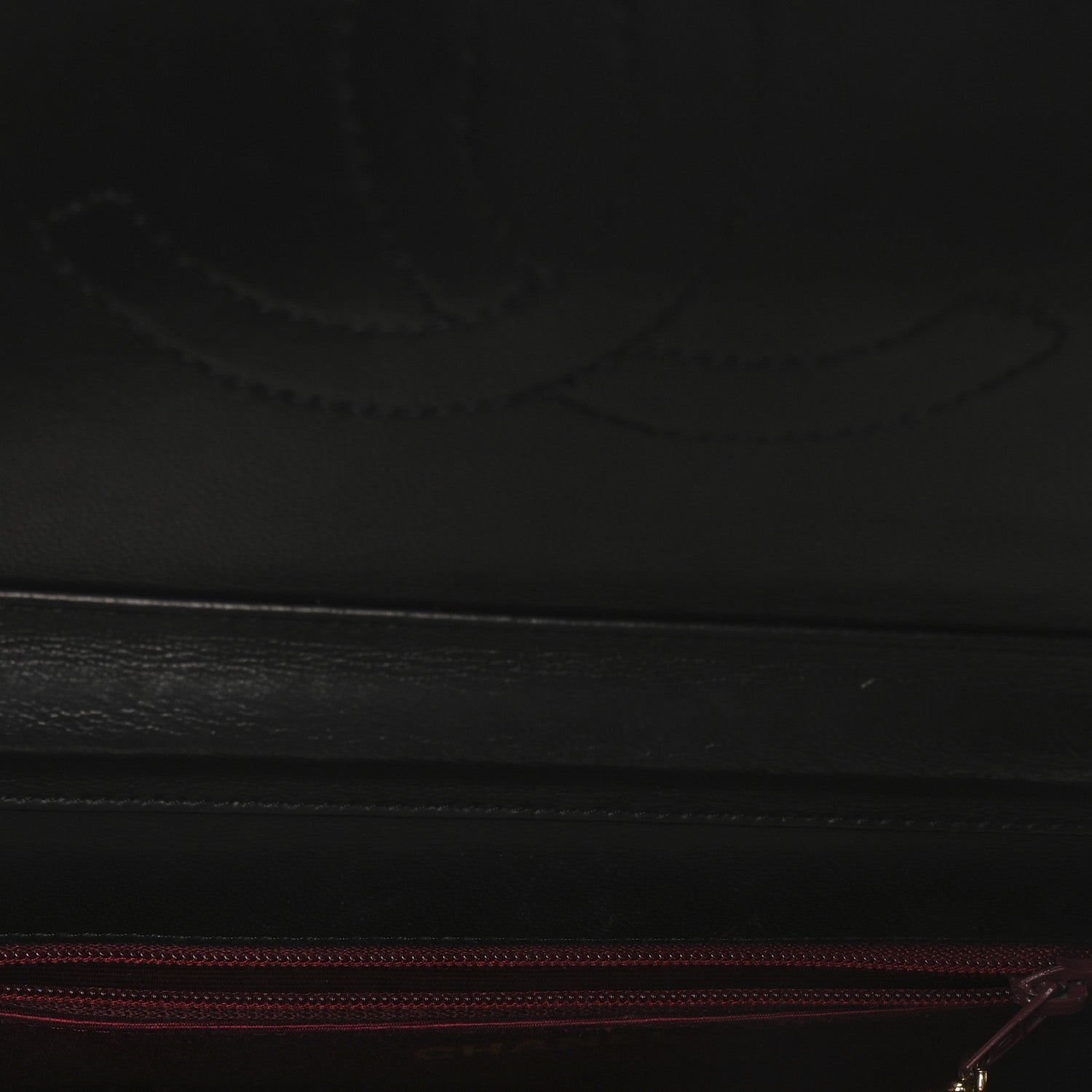 Lambskin Horizontal Quilted Small Single Flap Black