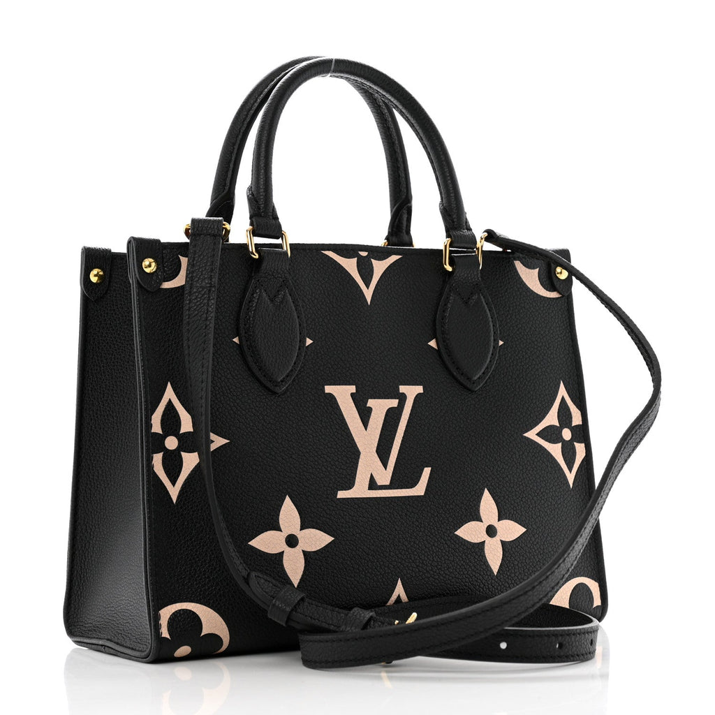 Empreinte Monogram Giant Onthego PM Black Beige