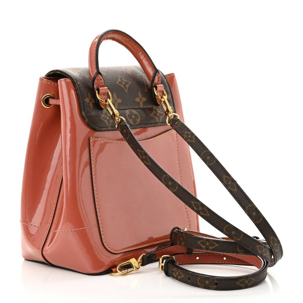 Patent Monogram Hot Springs Backpack Vieux Rose