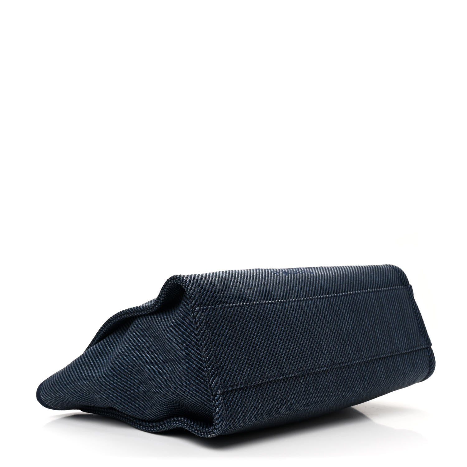 Mixed Fibers Small Deauville Tote Navy Blue