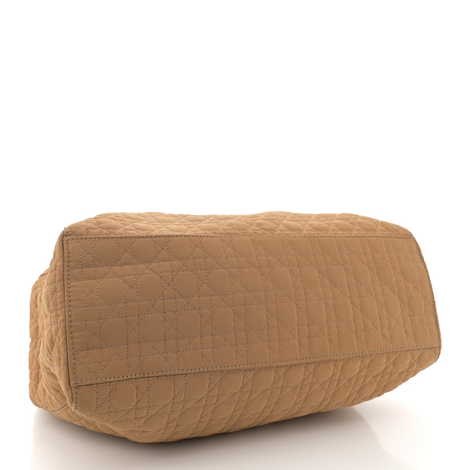 Nylon Cannage Large Lady Dior Tan