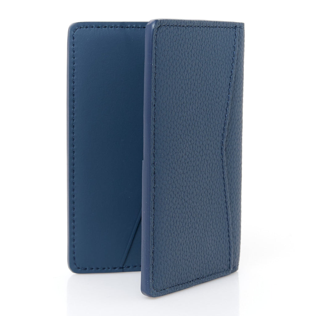 Grained Calfskin Aerogram Pocket Organizer Marine