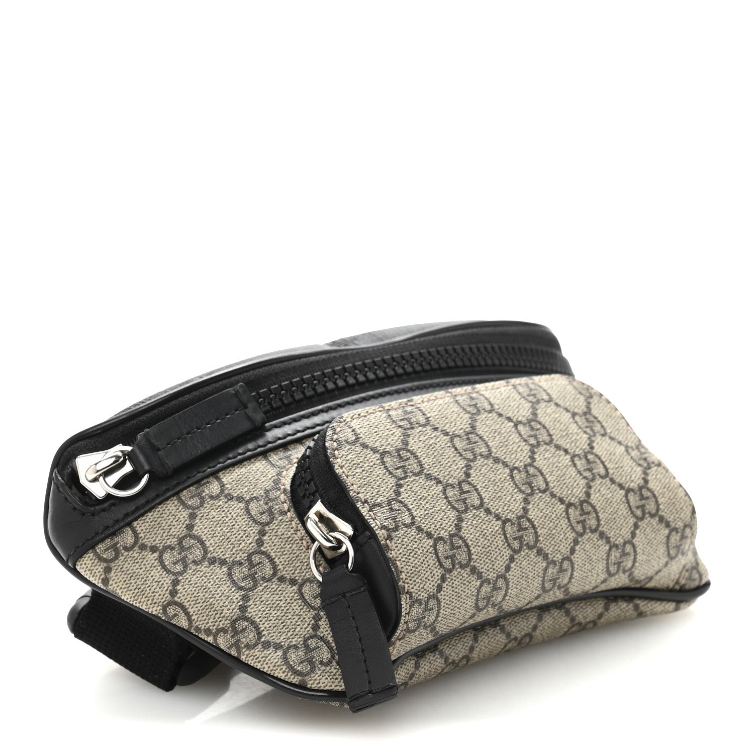 GG Supreme Monogram Belt Bag Black