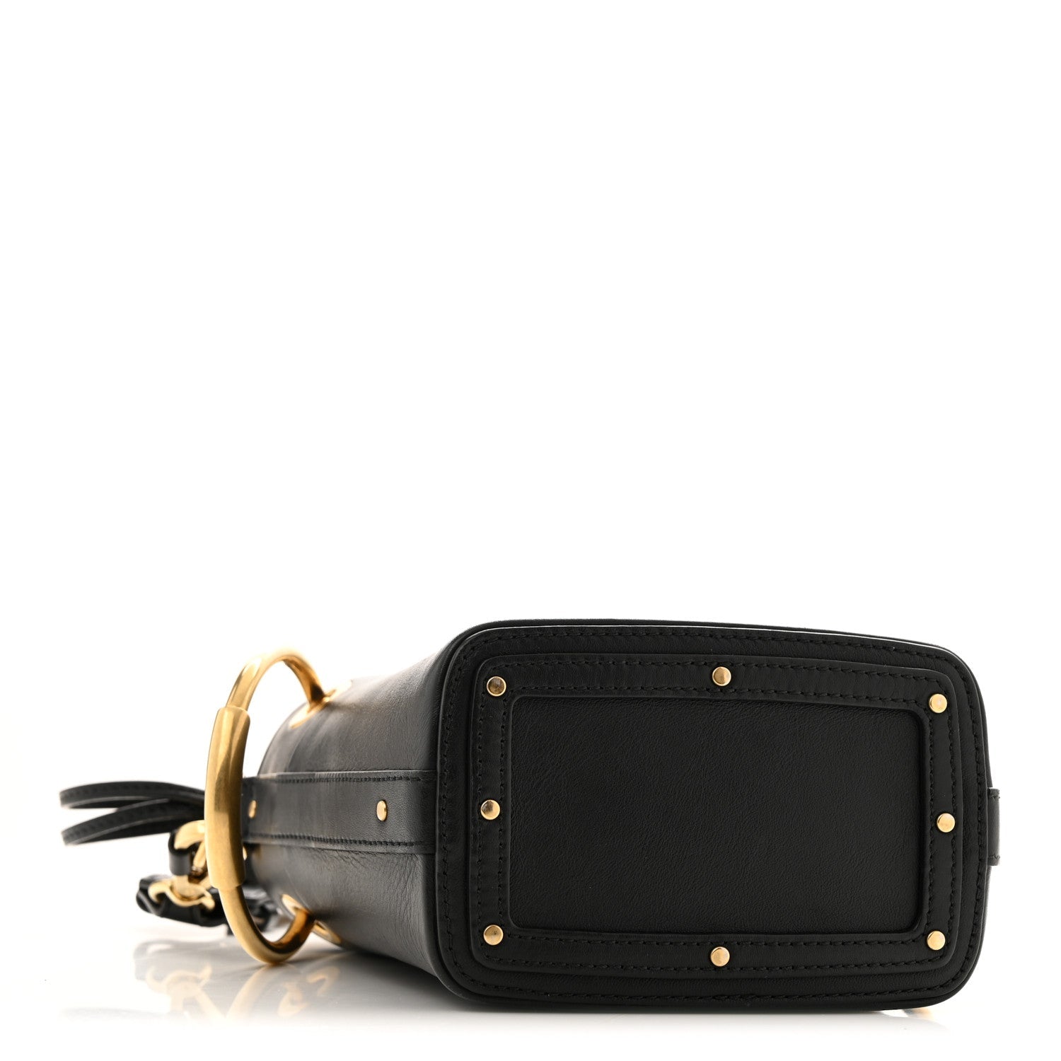 Smooth Calfskin Small Roy Bucket Bag Black