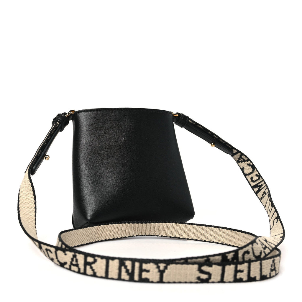 Eco Alter Nappa Perforated Logo Micro Crossbody Black