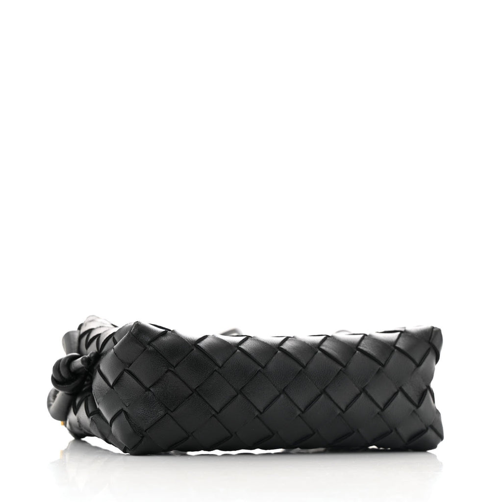 Nappa Intrecciato Mini Loop Camera Bag Black