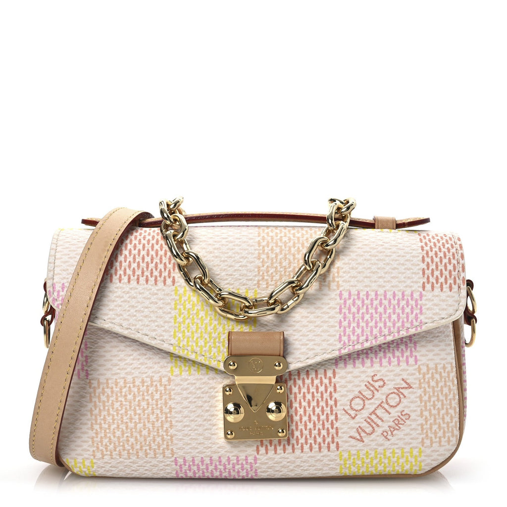 Damier Giant Pochette Metis East West Peach
