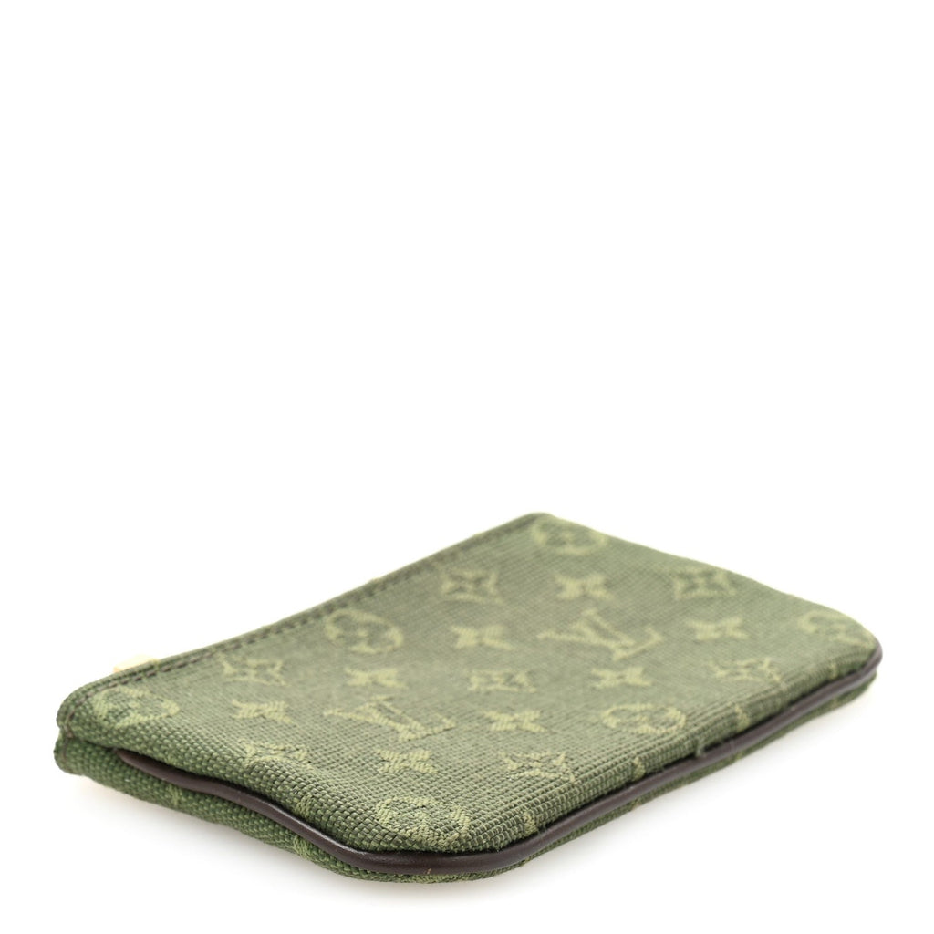 Mini Monogram Key Pouch Kaki