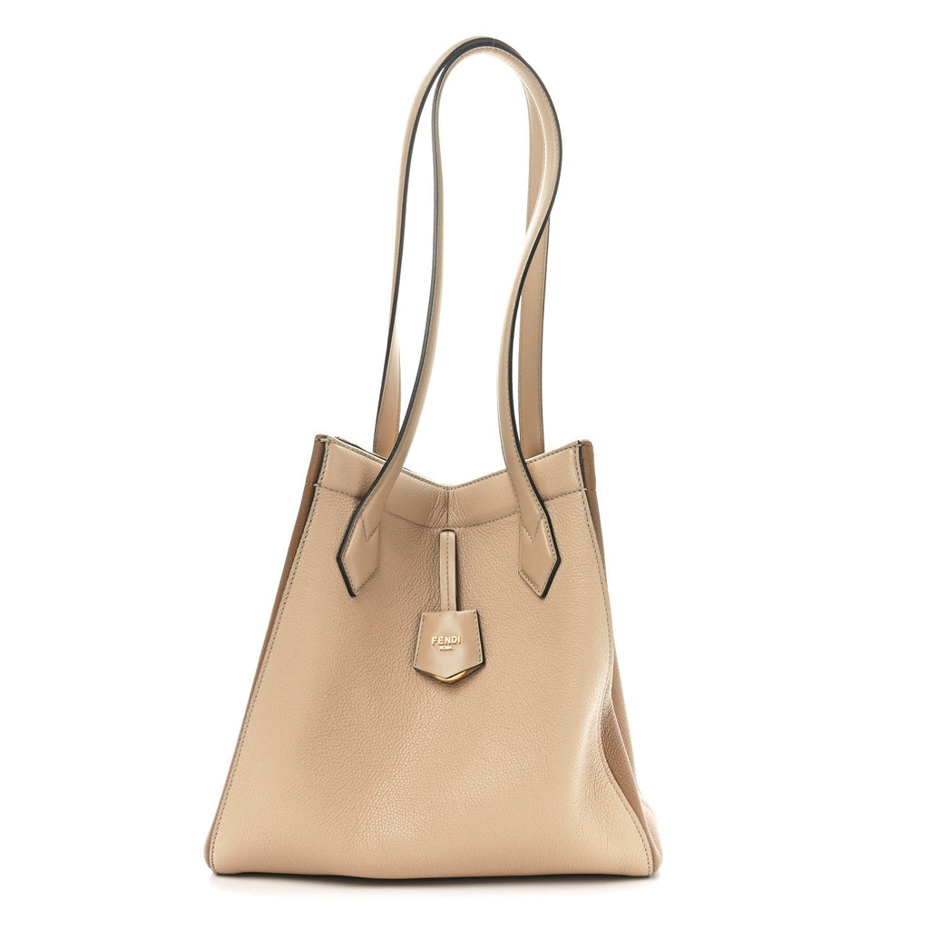 Vitello Cher Grace Bi-Color Medium Fendi Origami Beige Amido Sand