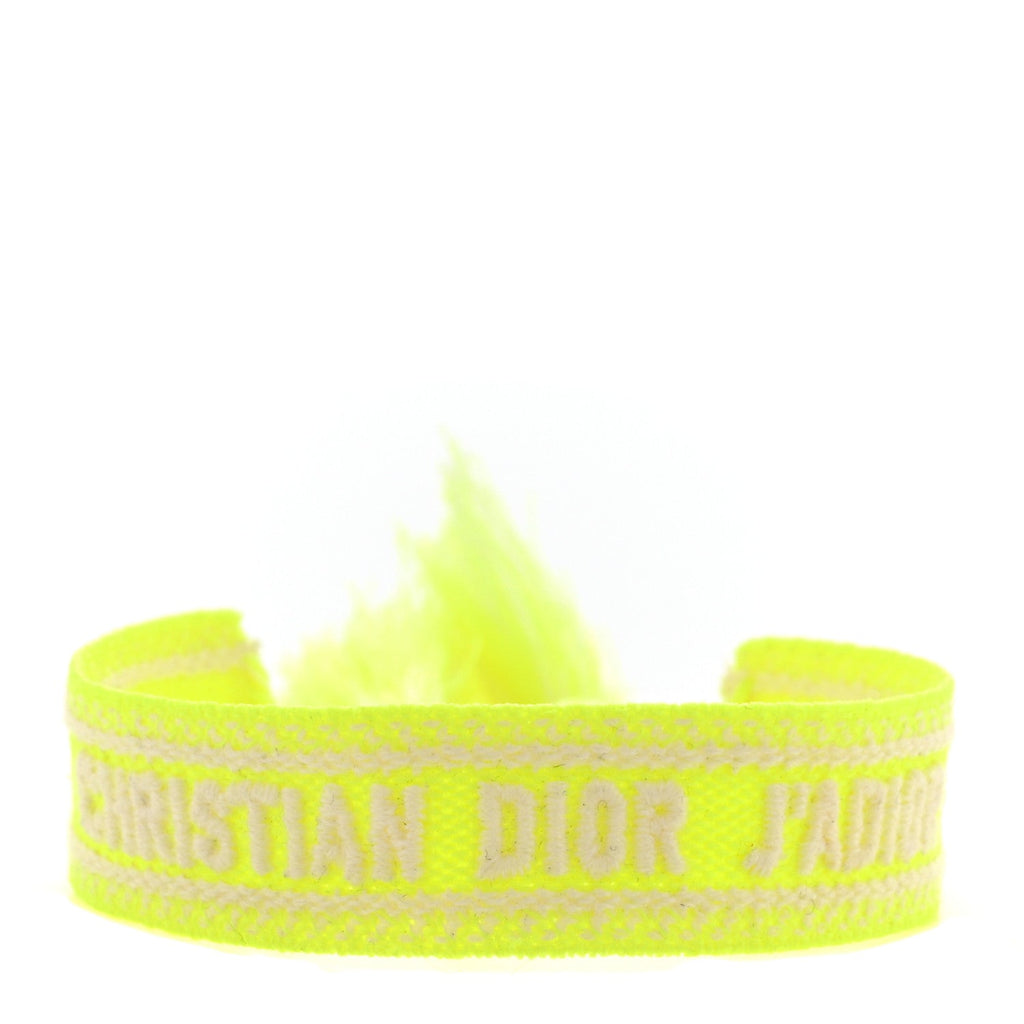 Woven Cotton Saint Tropez Friendship Bracelet Yellow