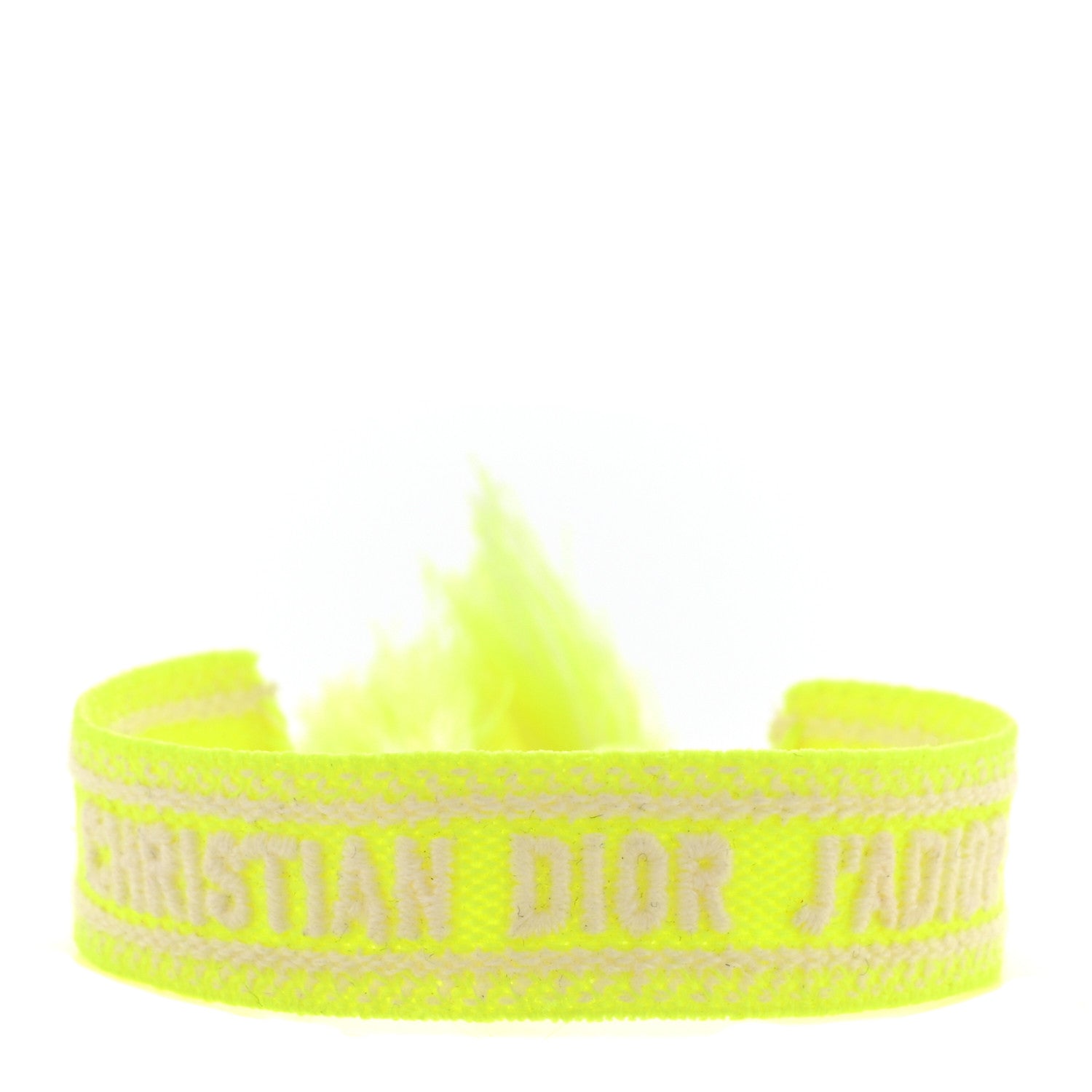 Woven Cotton Saint Tropez Friendship Bracelet Yellow