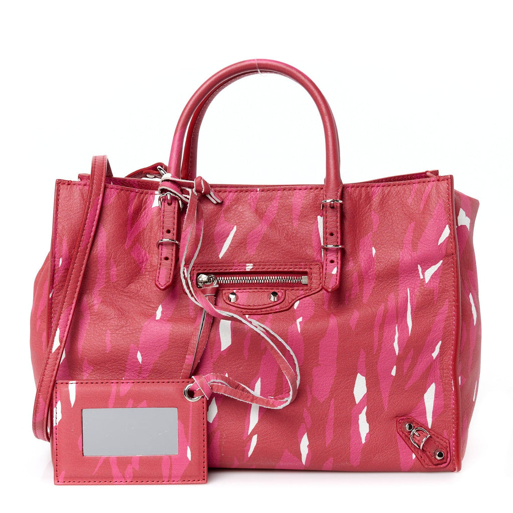 Veau Papier A6 Tote Red Pink White