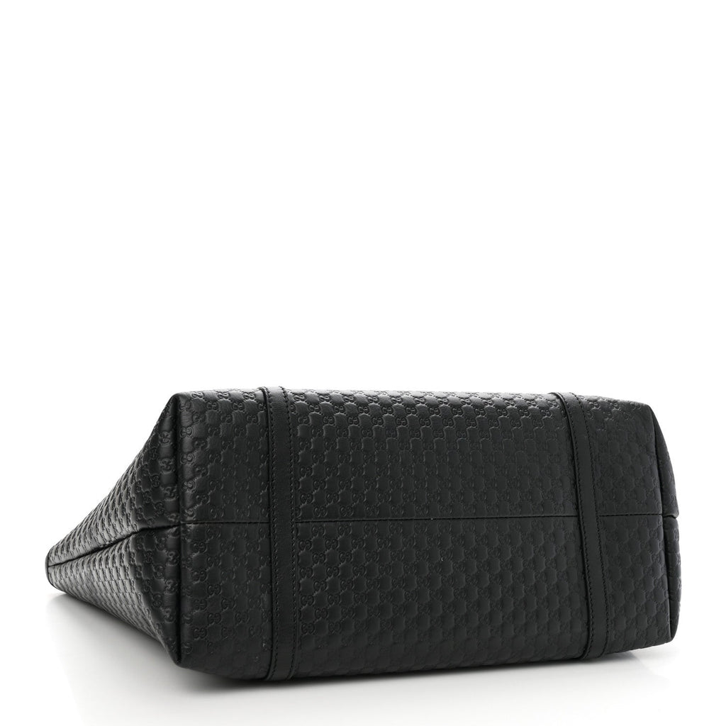 Microguccissima Medium Joy Tote Black