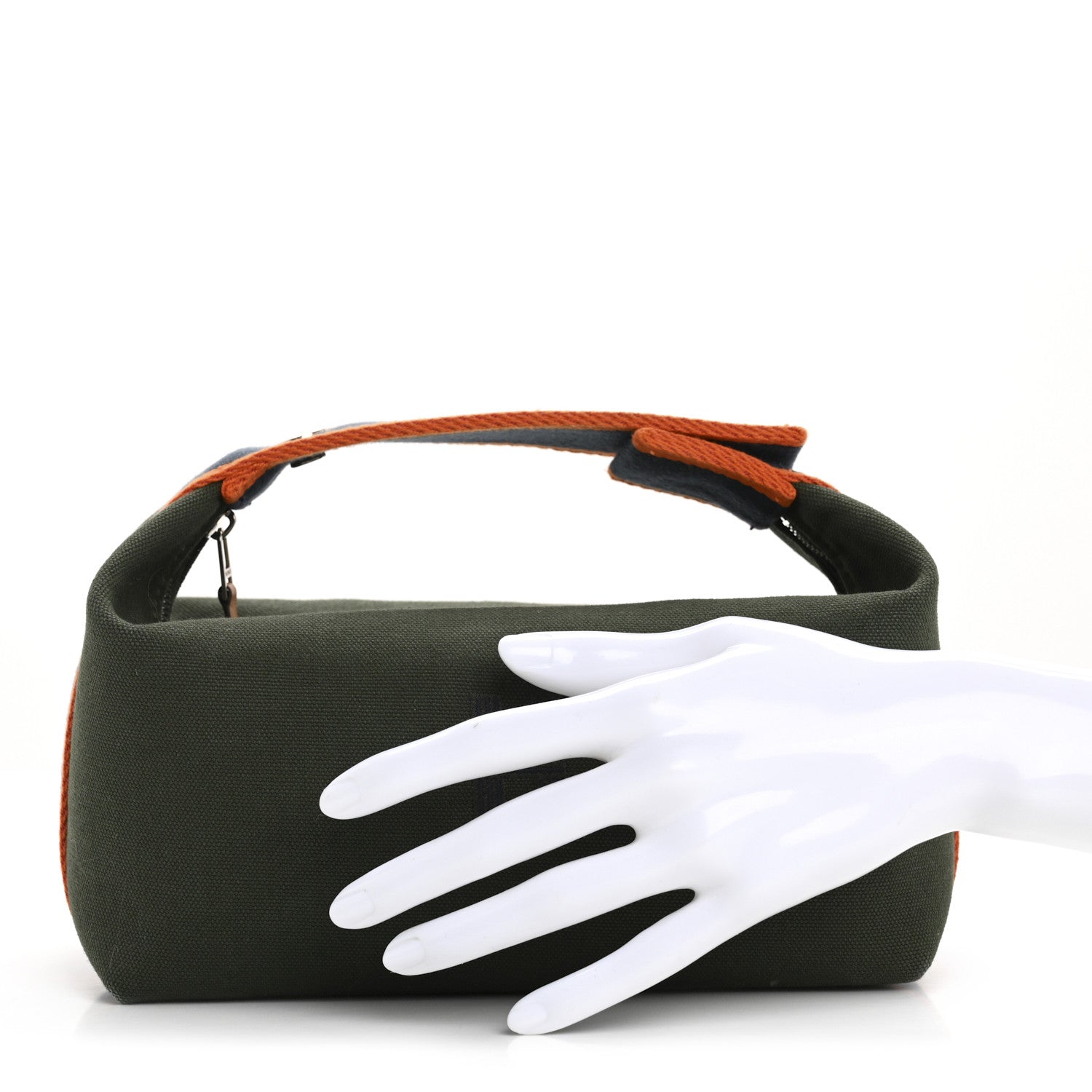 Canvas Small Bride-A-Brac Pouch Vert Foret