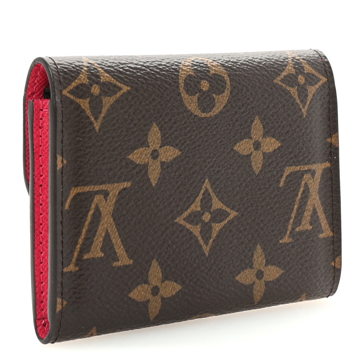 Monogram Rosalie Coin Purse Fuchsia