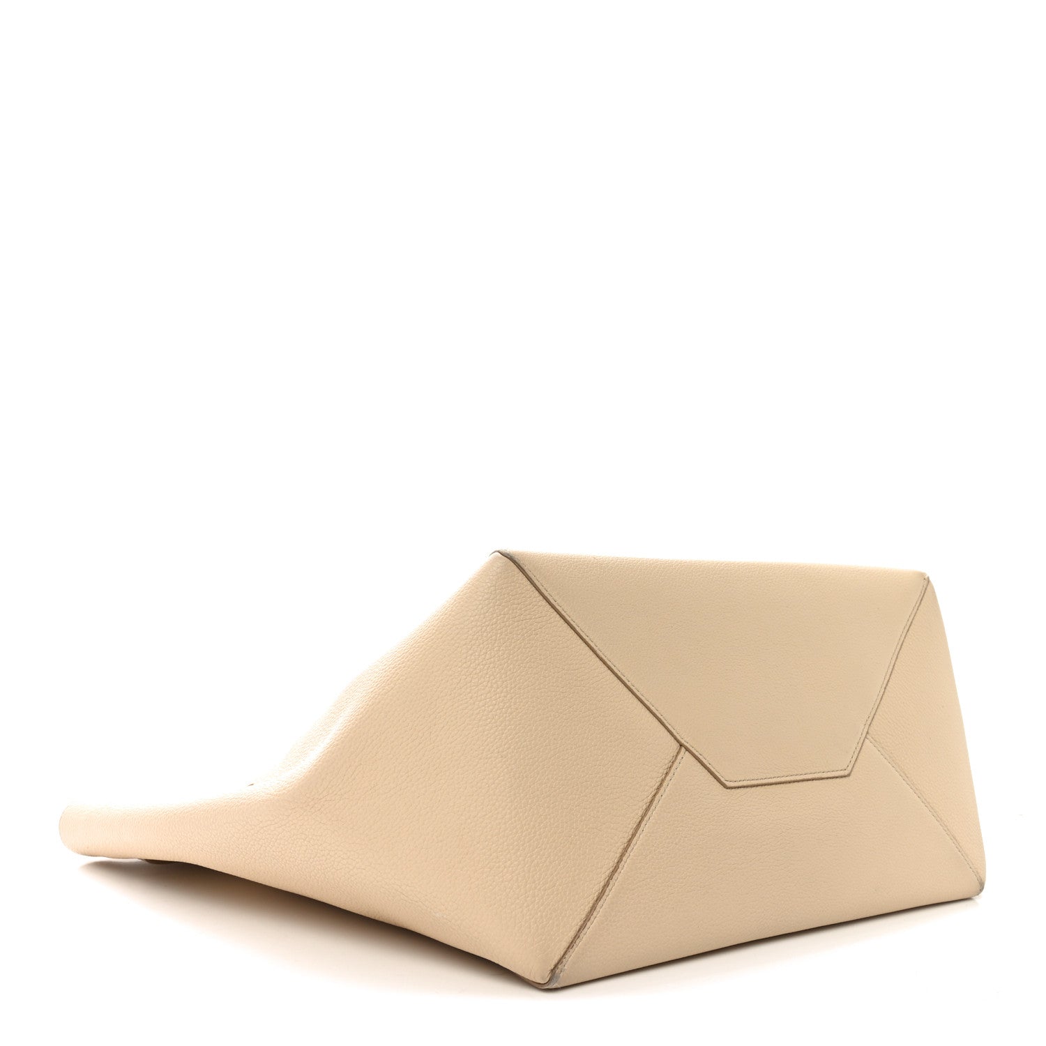 Soft Grained Calfskin Small Belt Cabas Phantom  Beige
