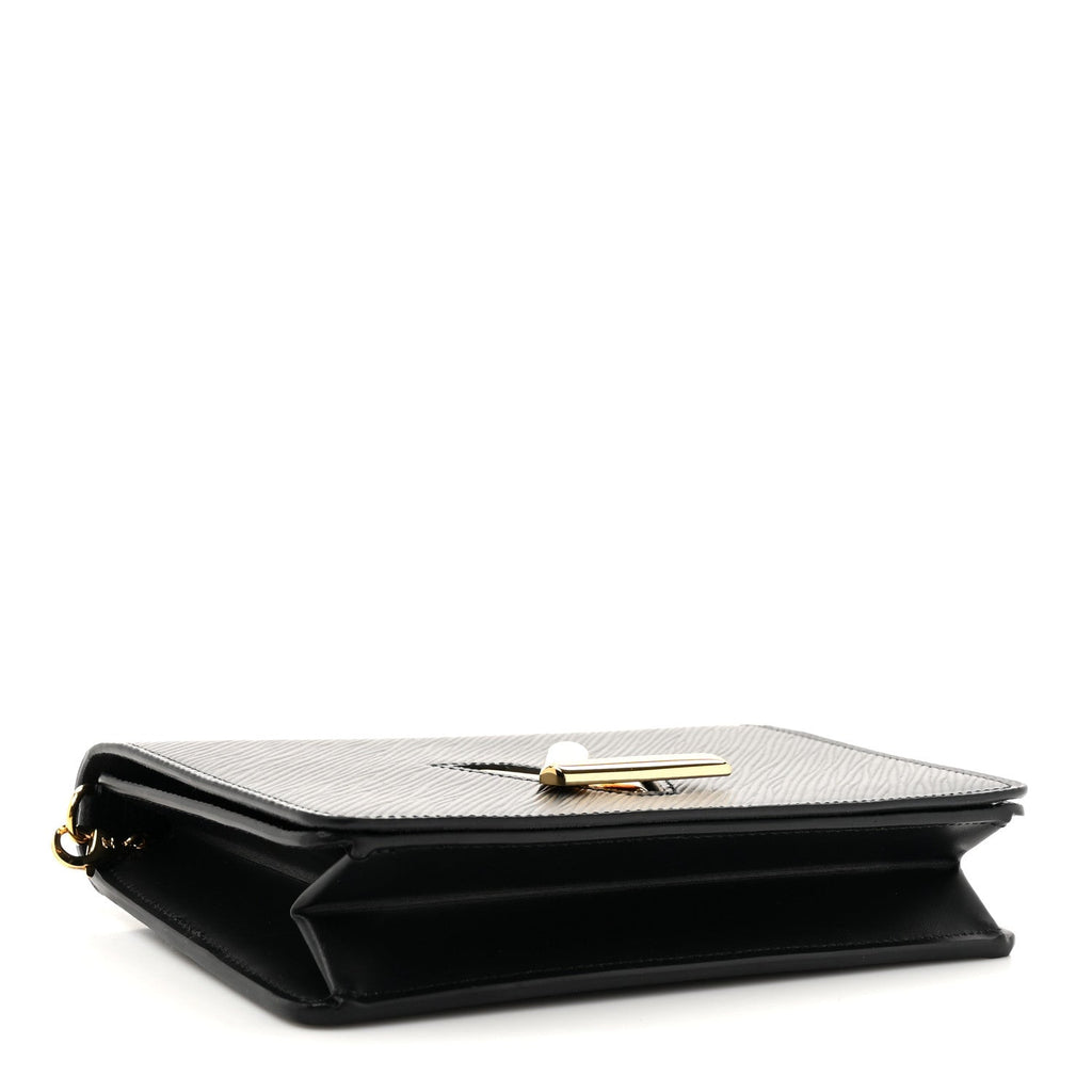 Epi Twist Belt Chain Wallet Black