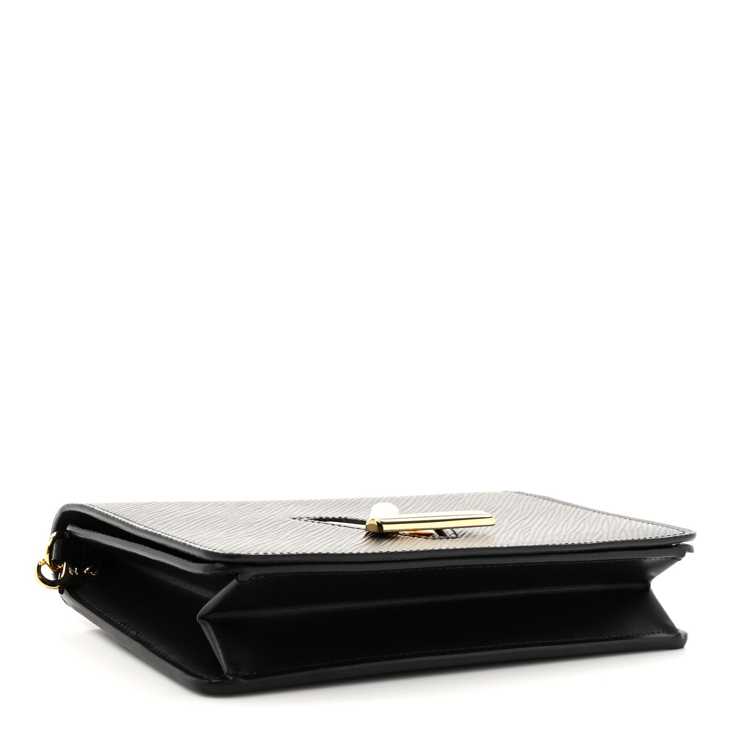 Epi Twist Belt Chain Wallet Black