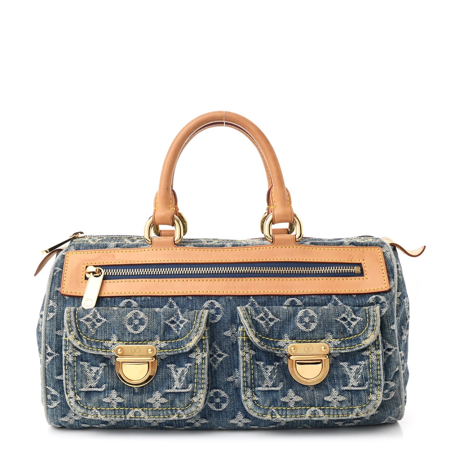 Monogram Denim Neo Speedy Blue