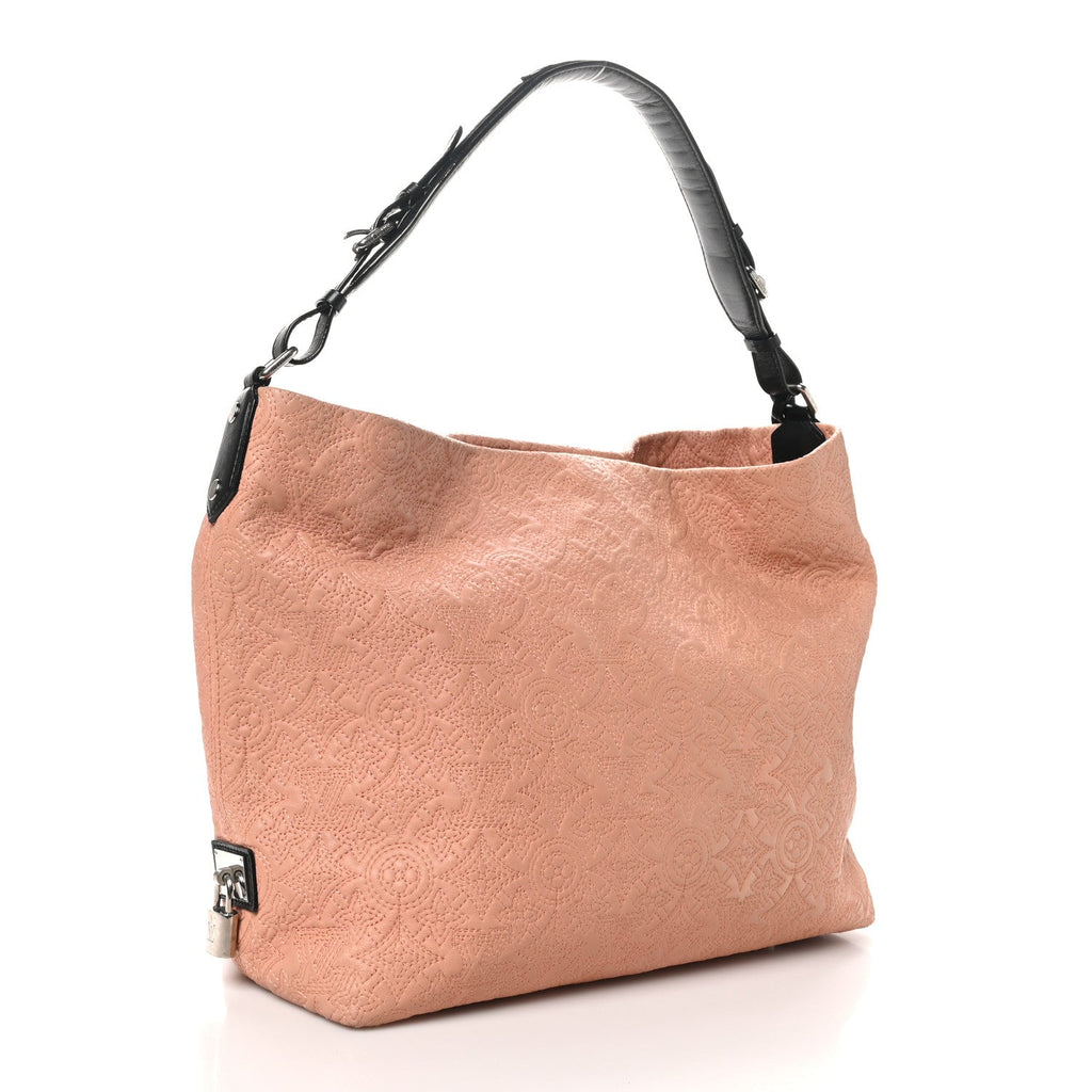 Monogram Lambskin Antheia Hobo PM Rose