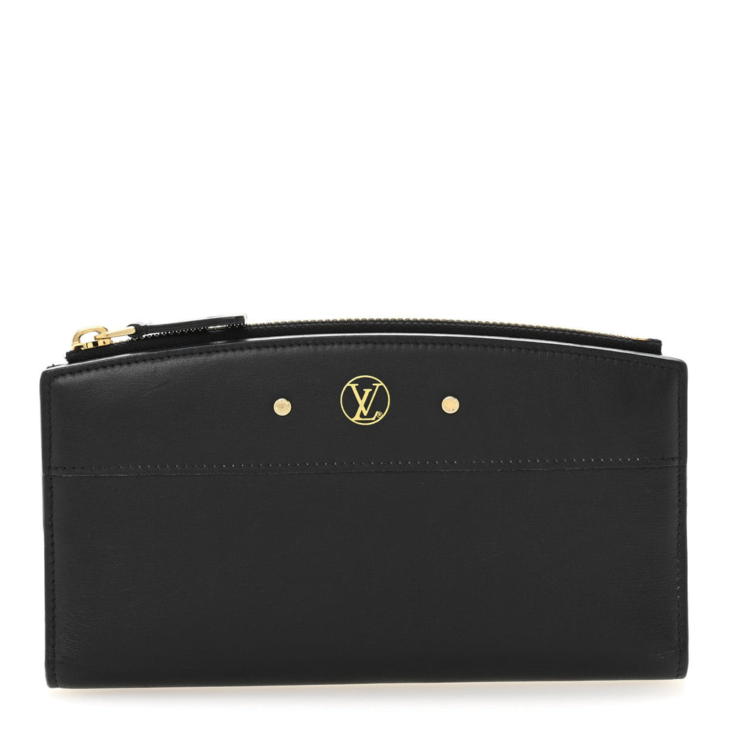 Calfskin City Steamer Wallet Black