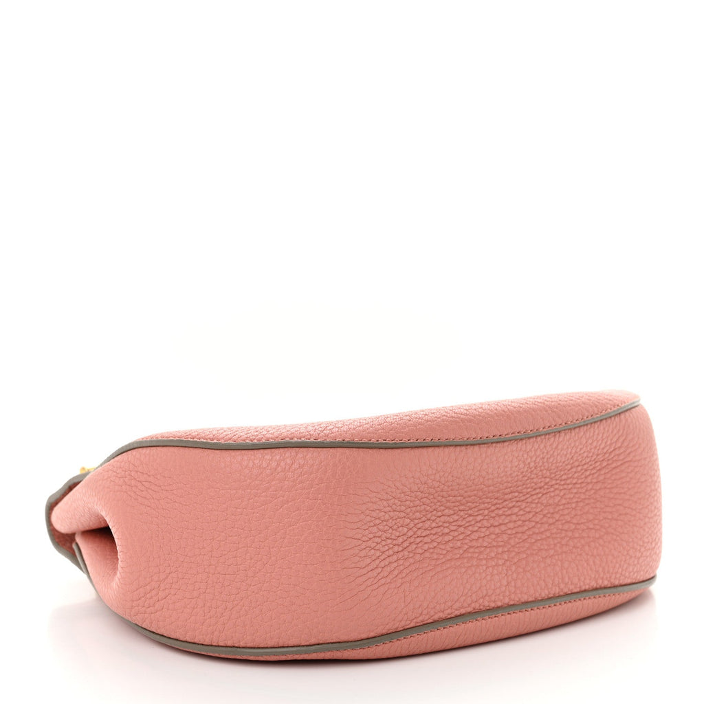 Grained Lambskin Drew Shoulder Bag Misty Rose