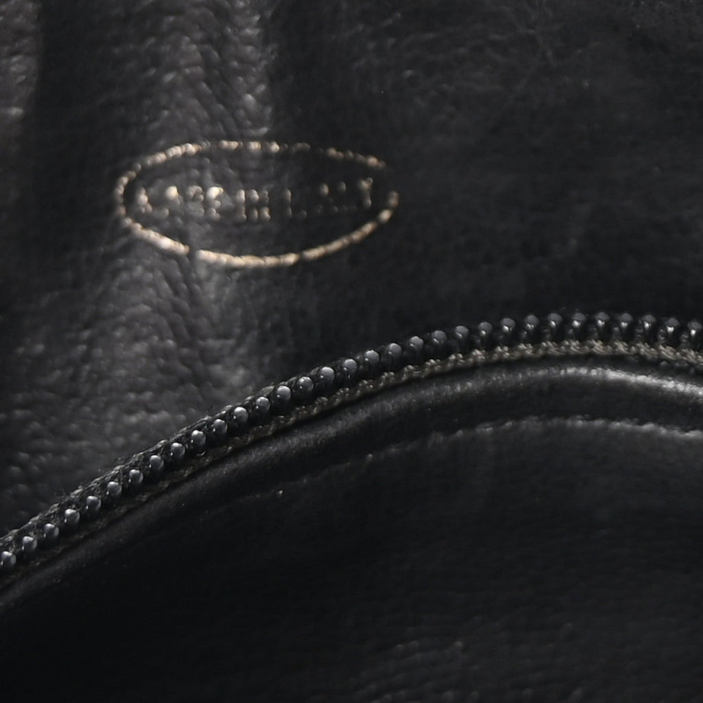 Calfskin Quilted Flap Waist Belt Bag 70 28 Black
