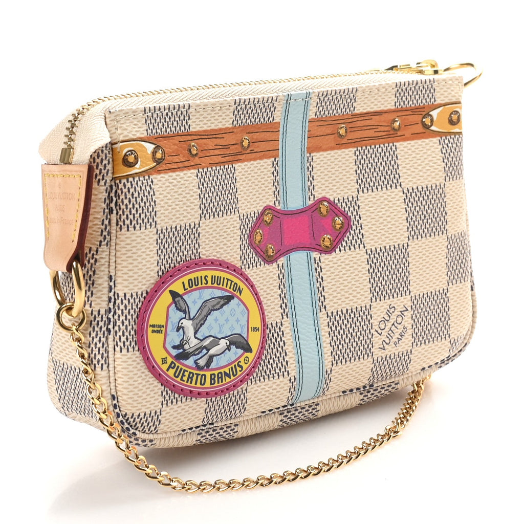 Damier Azur Summer Trunks Puerto Banus Mini Pochette Accessories