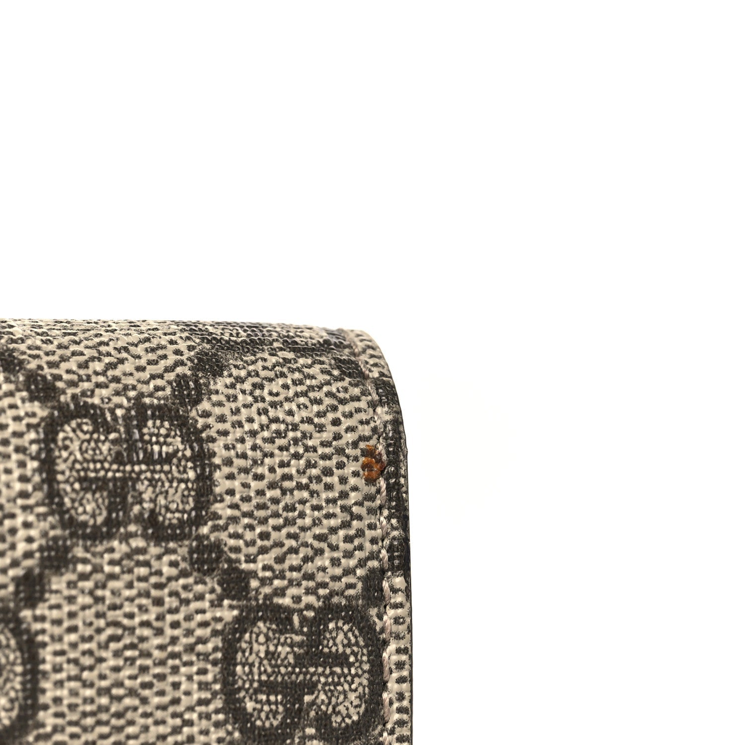 GG Supreme Monogram Bird Embroidered  Case Beige
