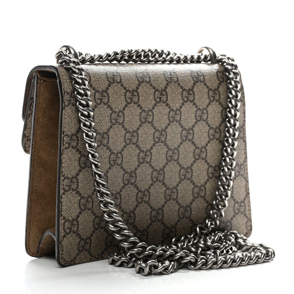 GG Supreme Monogram Mini Dionysus Shoulder Bag Taupe