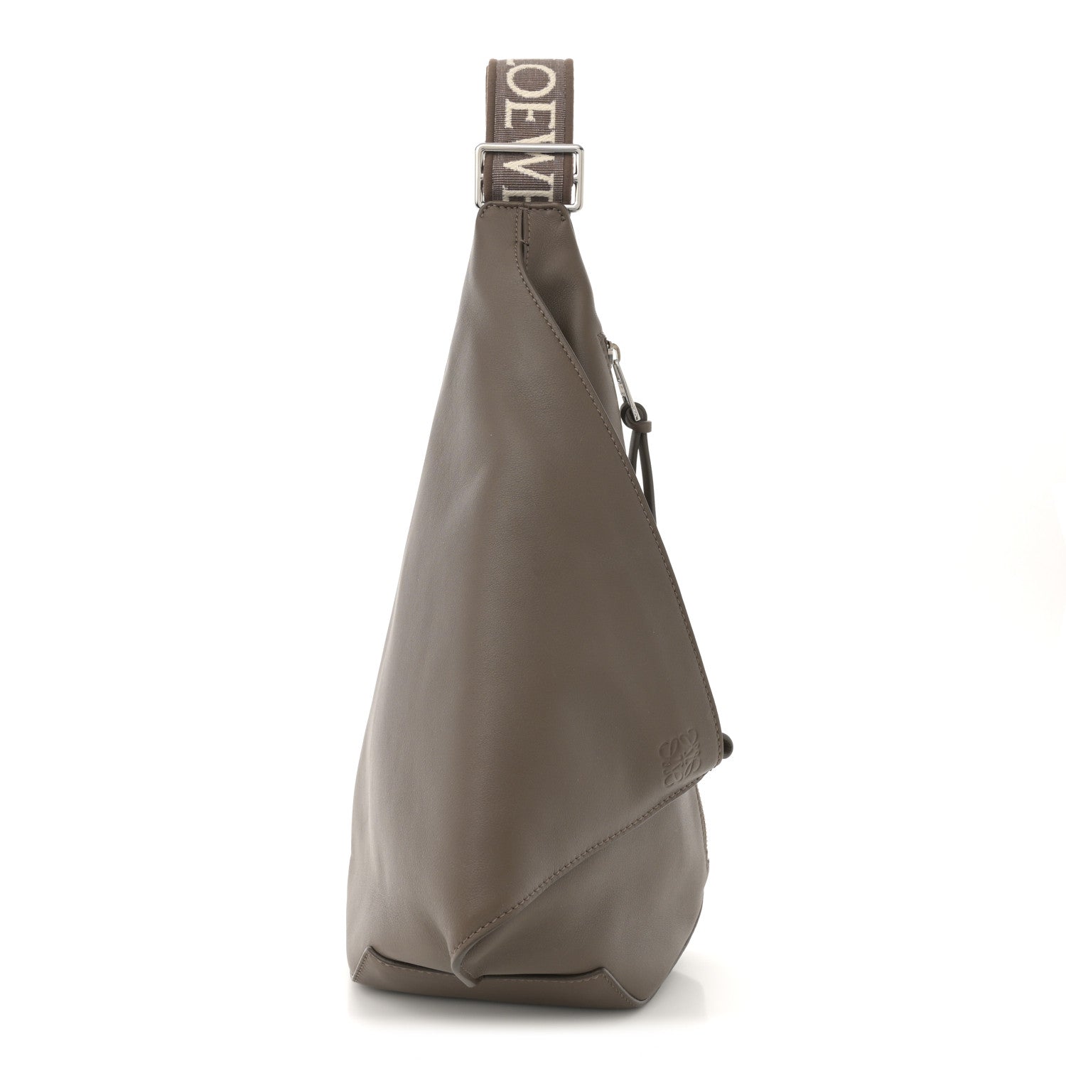 Soft Grained Calfskin Anton Sling Taupe