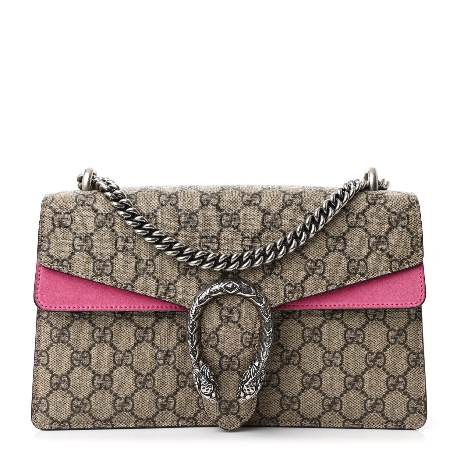 GG Supreme Monogram Small Dionysus Shoulder Bag Pink