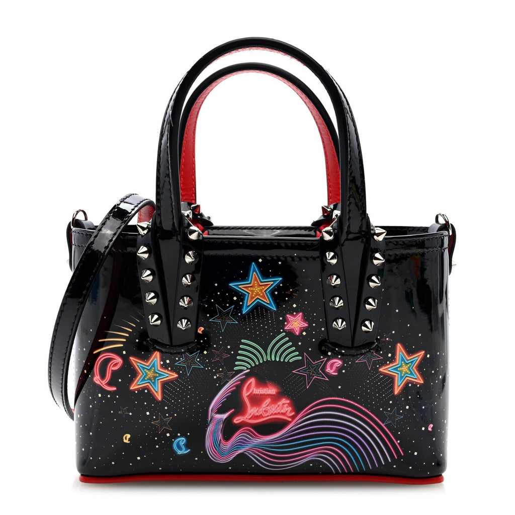 Patent Calfskin Mini Starlight Cabata Tote Multicolor
