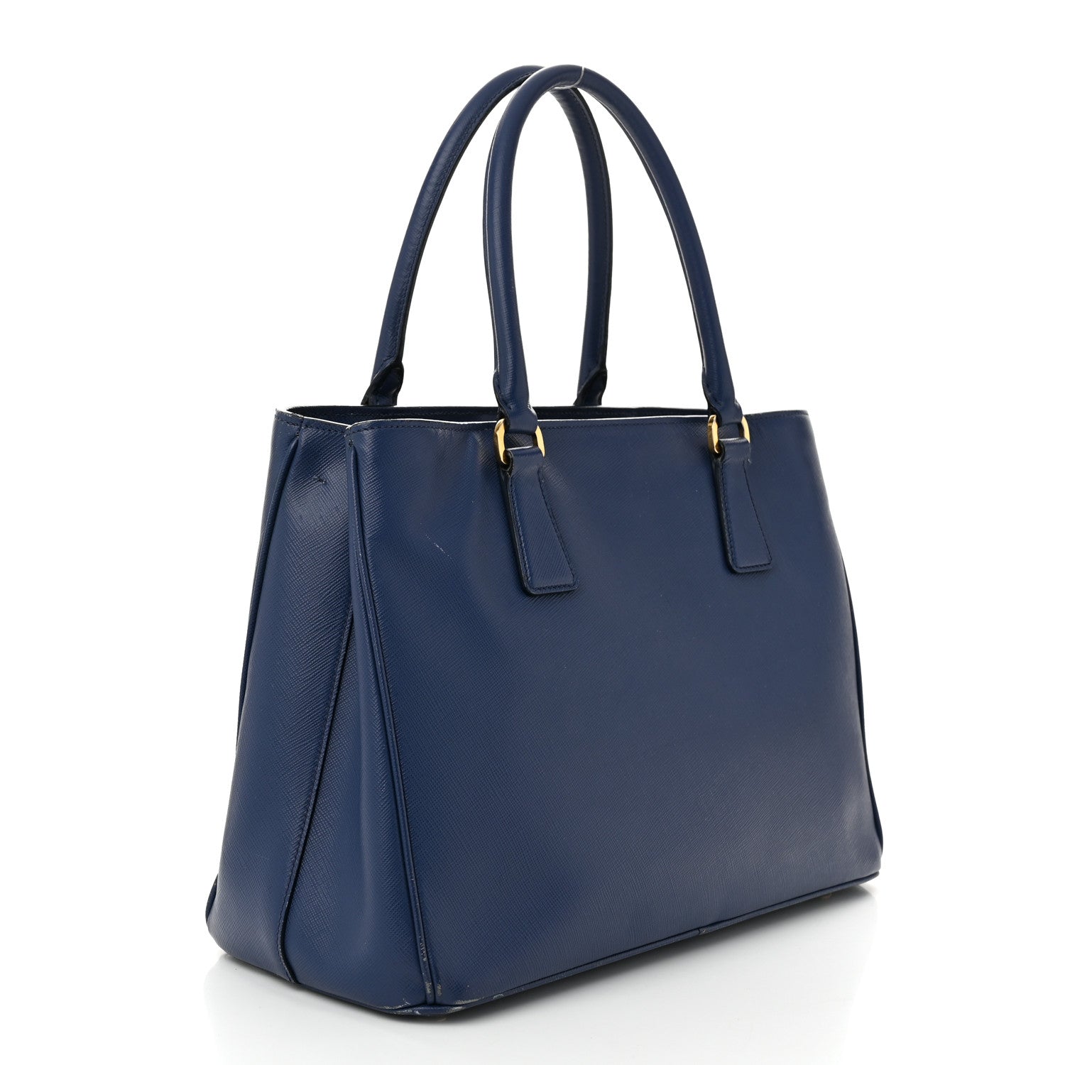 Saffiano Lux Medium Tote Bluette