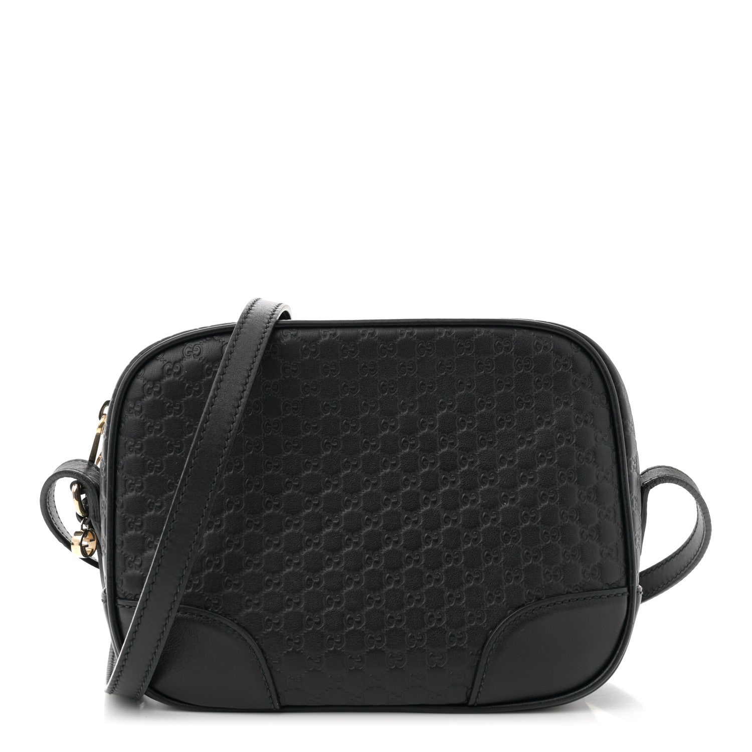 Microguccissima Mini Bree Messenger Bag Black