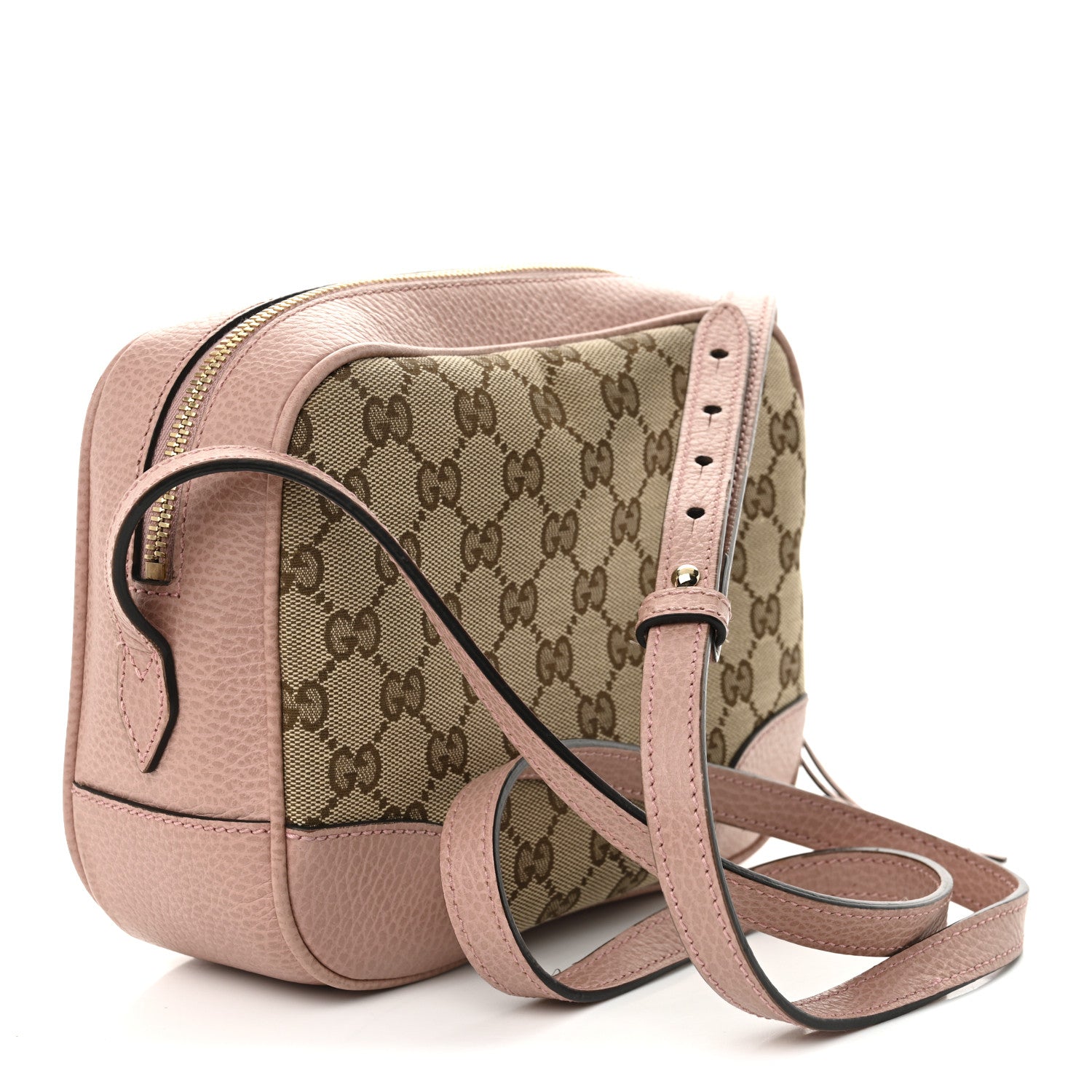 Monogram Mini Bree Messenger Bag Beige Soft Pink