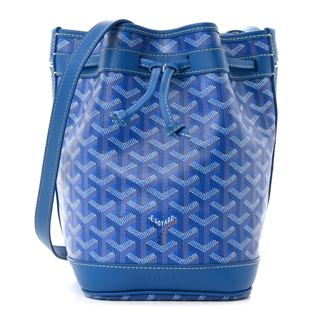 Goyardine Petit Flot Bucket Bag PM Sky Morning