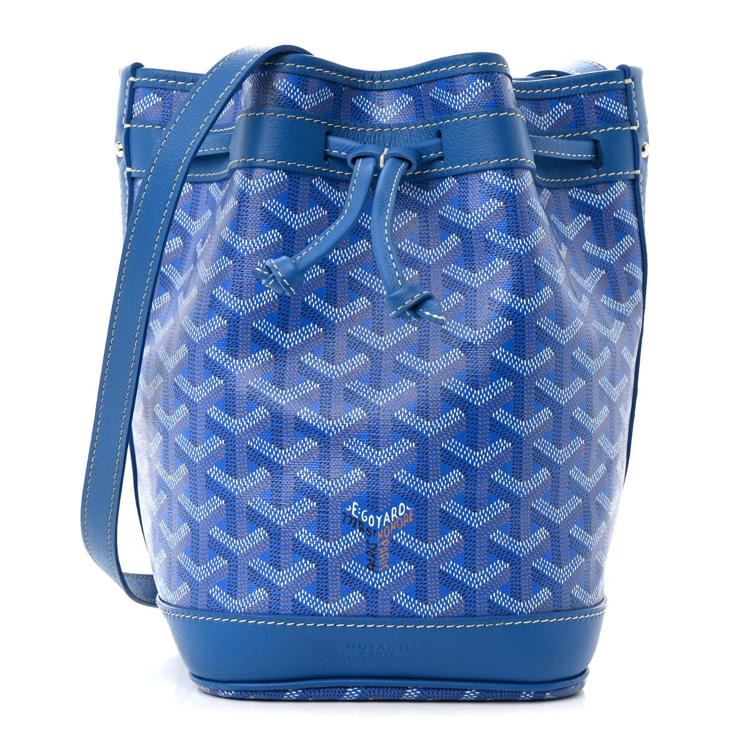 Goyardine Petit Flot Bucket Bag PM Sky Morning