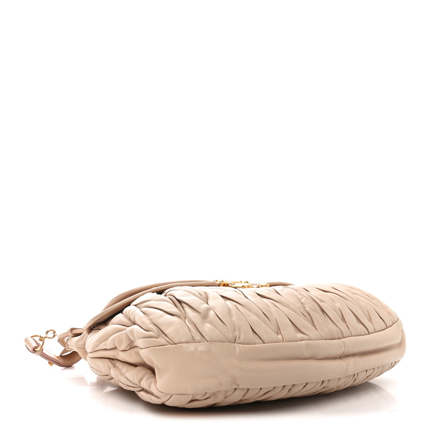 Nappa Matelasse Coffer Hobo Cammeo