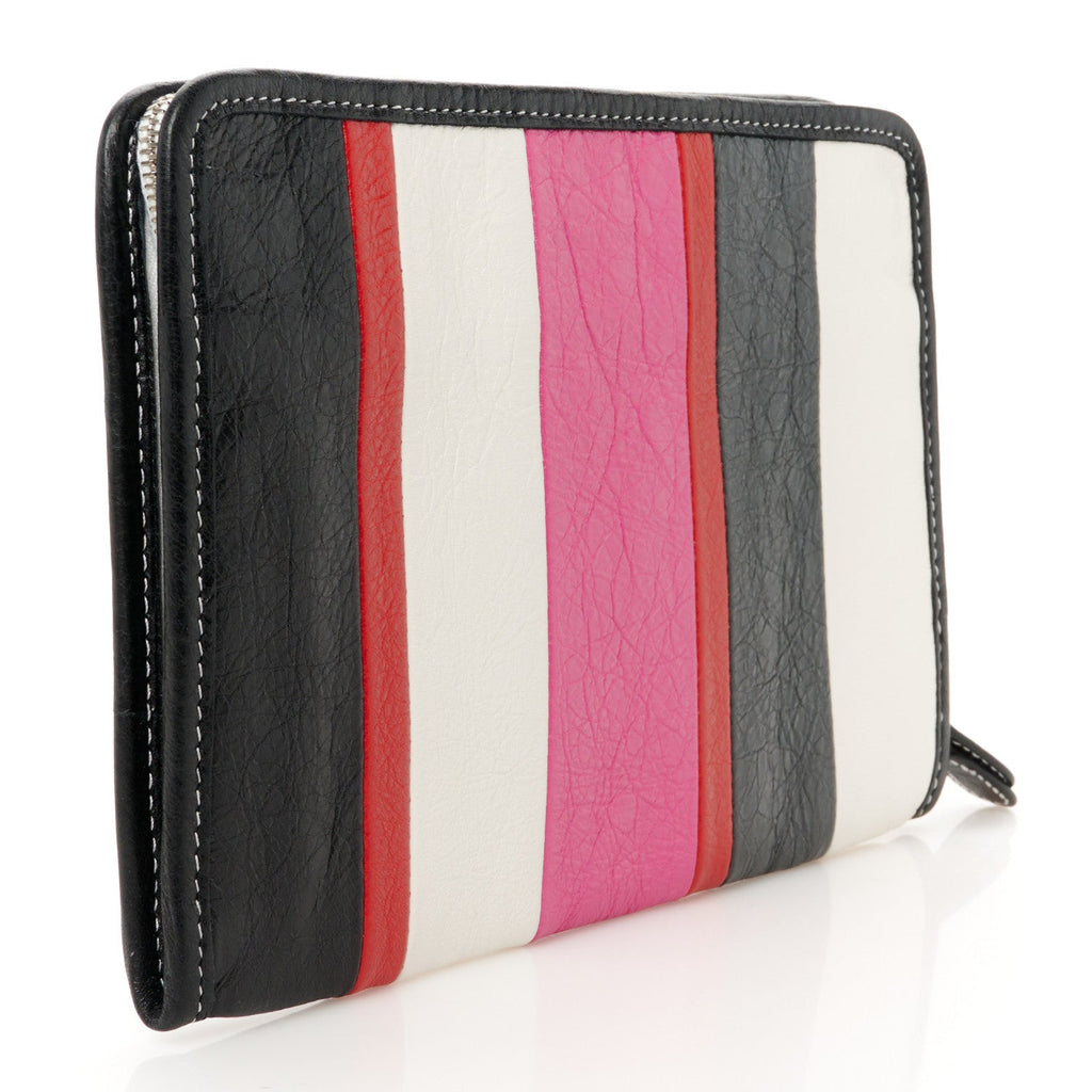 Agneau Arena Multicolore Bazar Pouch Rose Gris White Black Rouge