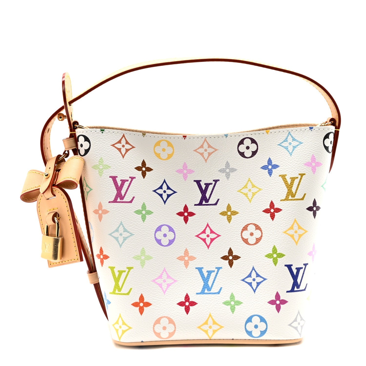 LV X TM Monogram Multicolor All In BB White