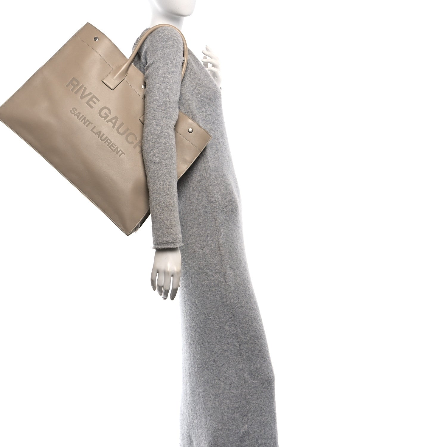 Vitello Large Rive Gauche Tote Sea Salt