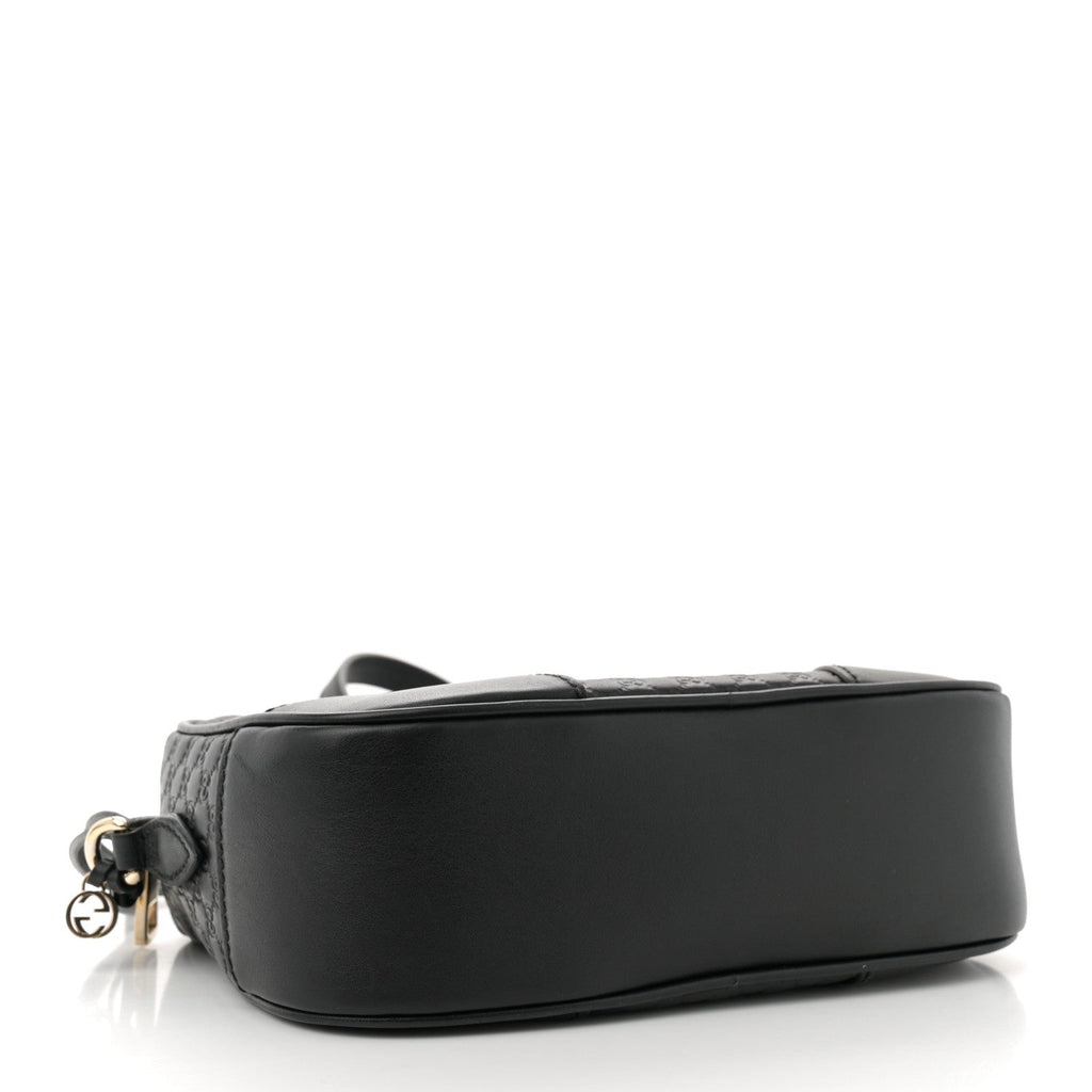 Microguccissima Mini Bree Messenger Bag Black