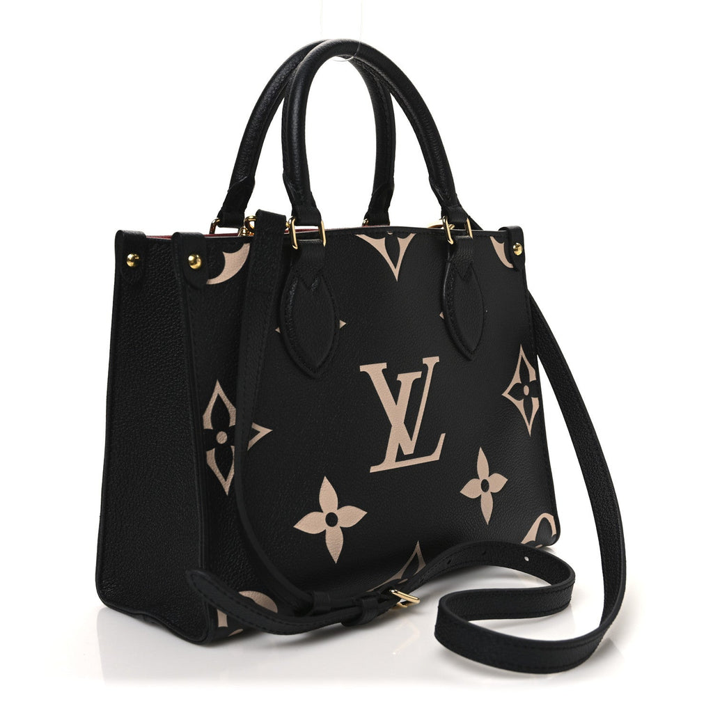 Empreinte Monogram Giant Onthego PM Black Beige