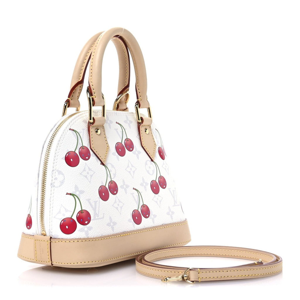 LV X TM Monogram Cerises Alma BB White